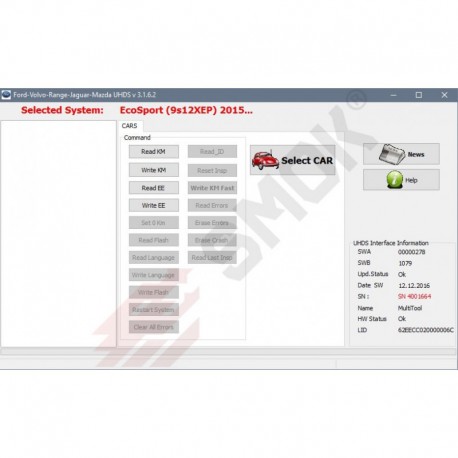 FD0011 Ford EcoSport 2015-... OBD
