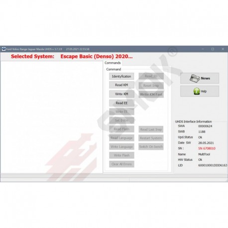 FD0035 Ford Escape Basic Denso (RH850) 2020-... OBD